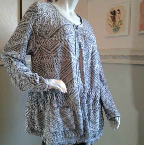 Catherines Sweaters - CATHERINE'S  Fringed Cardigan/Sweater